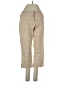 Ruby Rd. Aztec Or Tribal Print Damask Multi Color Ivory Casual Pants Size 4 Petite - photo 1