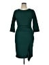 Miusol Solid Green Cocktail Dress Size XL - photo 1