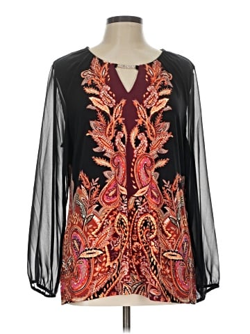 JM Collection 3/4 Sleeve Blouse (view 1)
