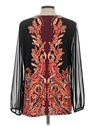JM Collection 3/4 Sleeve Blouse (view 2)