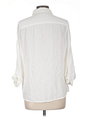 White Stag 3/4 Sleeve Button-Down Shirt (view 2)