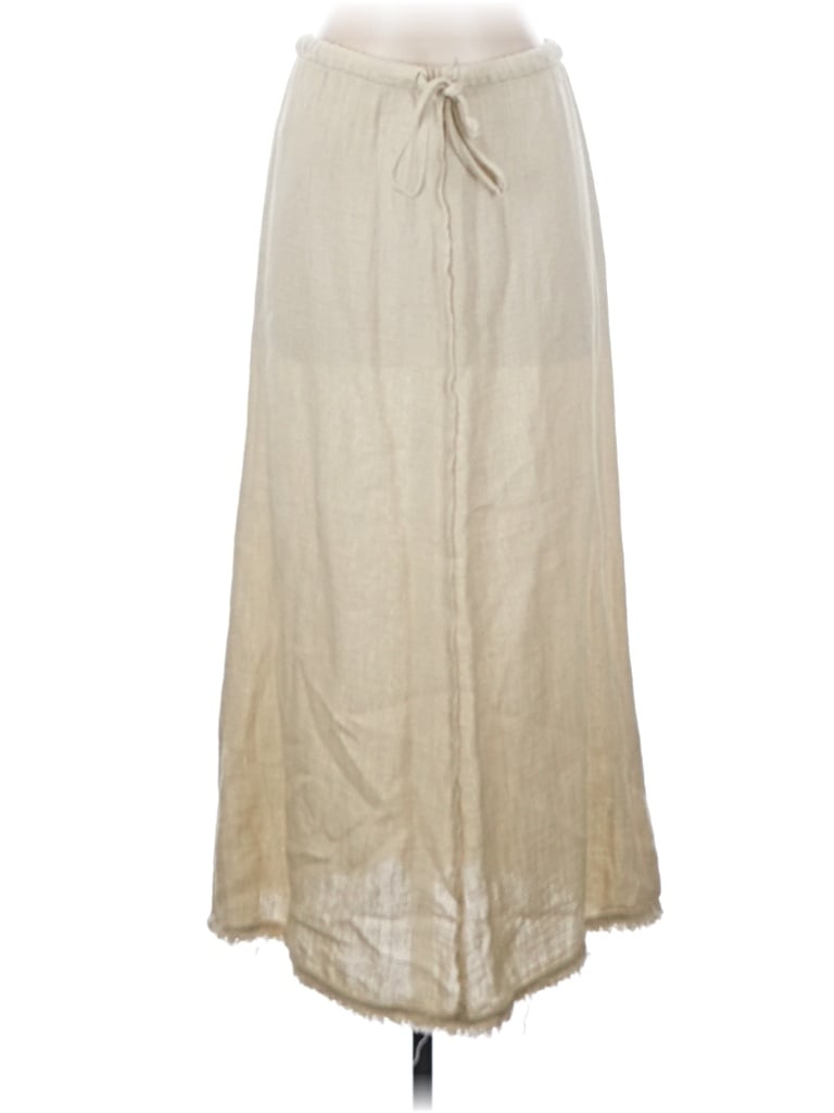 Pre-owned Zara Casual Skirt In Tan