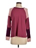 Hayden Color Block Burgundy Pink Pullover Sweater Size S - photo 1