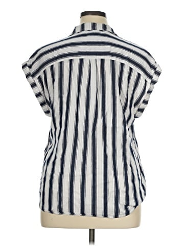 Anne Klein Sleeveless Button-Down Shirt (view 2)