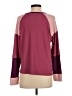Hayden Color Block Burgundy Pink Pullover Sweater Size S - photo 2