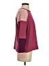 Hayden Color Block Burgundy Pink Pullover Sweater Size S - photo 4