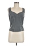 Shape FX Gray Sleeveless Top Size 8 - photo 1