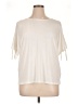 DKNY Ivory Short Sleeve Top Size XL - photo 1