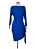 Cache 100% Rayon Blue Cocktail Dress Size S - photo 2