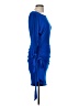 Cache 100% Rayon Blue Cocktail Dress Size S - photo 4
