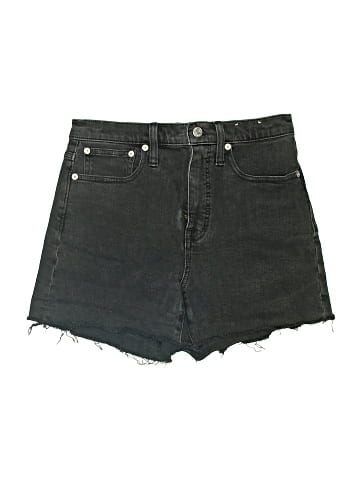 Madewell High-Rise Denim Shorts in Lunar Wash (view 1)