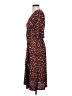 Robbie Bee Animal Print Brown Casual Dress Size S - photo 5