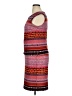 Cato 100% Polyester Graphic Burgundy Casual Dress Size 14 - photo 5