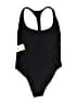 Aerie Solid Black One Piece Swimsuit Size L - photo 2