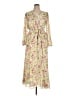 Vince Camuto 100% Polyester Ivory Casual Dress Size XL - photo 1