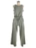 SPANX Solid Green Jumpsuit Size Med Petite - photo 1