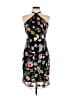 Venus Floral Black Cocktail Dress Size 18 - photo 1
