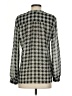 Max Studio 100% Polyester Gray Long Sleeve Blouse Size S - photo 2