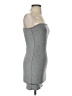 Forever 21 Metallic Gray Cocktail Dress Size S - photo 4