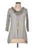 Yvos Gray 3/4 Sleeve Top Size L - photo 1