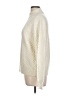 Vero Moda Chevron-herringbone Ivory Turtleneck Sweater Size L - photo 5