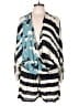 Vince Camuto 100% Rayon Stripes Blue Black Romper Size Med - Lg - photo 1