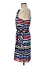 Laundry by Design 100% Polyester Print Blue Cocktail Dress Size 8 - photo 5