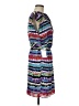 Laundry by Design 100% Polyester Print Blue Cocktail Dress Size 8 - photo 4