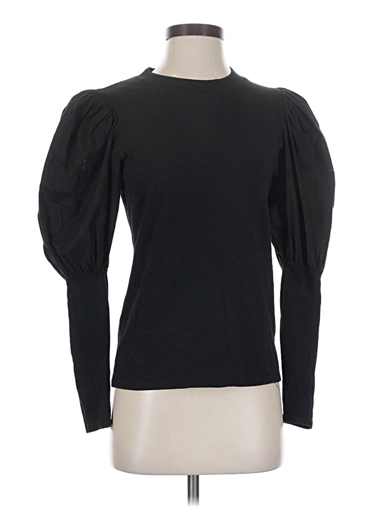 Pre-owned Nation Ltd Long Sleeve Top Black Turtleneck Tops