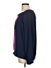 NY Collection 100% Polyester Color Block Purple Long Sleeve Blouse Size L - photo 5