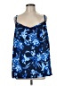Torrid 100% Polyester Blue Sleeveless Blouse Size Med Plus (00) - photo 1