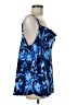 Torrid 100% Polyester Blue Sleeveless Blouse Size Med Plus (00) - photo 4