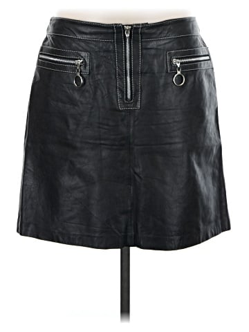 MICHAEL Michael Kors Leather Skirt (view 1)