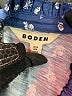 Boden Print Blue Long Sleeve Blouse Size 8 - photo 4