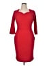 Miusol Solid Red Cocktail Dress Size XL - photo 1