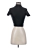K Too Black Short Sleeve Turtleneck Size S - photo 1