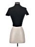 K Too Black Short Sleeve Turtleneck Size S - photo 2