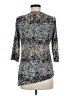 Peck & Peck Silver 3/4 Sleeve Top Size M - photo 2