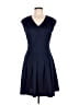 Gabby Skye Solid Blue Casual Dress Size 8 - photo 1