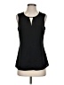 Nic + Zoe 100% Polyester Black Sleeveless Blouse Size S - photo 1