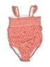 Janie and Jack Tweed Red One Piece Swimsuit Size 12-18 mo - photo 1