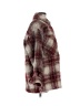 Zara Plaid Burgundy Coat Size S - photo 4