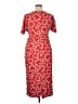 Boden Print Red Casual Dress Size 14R - photo 2