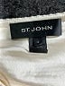 St. John Chevron-herringbone Tan Formal Skirt Size 6 - photo 4