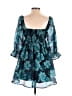 Thirty/Thirty 100% Polyester Teal Cocktail Dress Size S - photo 2