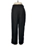 Larry Levine 100% Polyester Solid Black Dress Pants Size 6 - photo 2