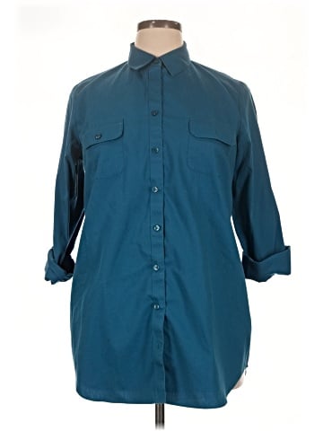 Coldwater Creek 3/4 Sleeve Button-Down Shirt (view 1)