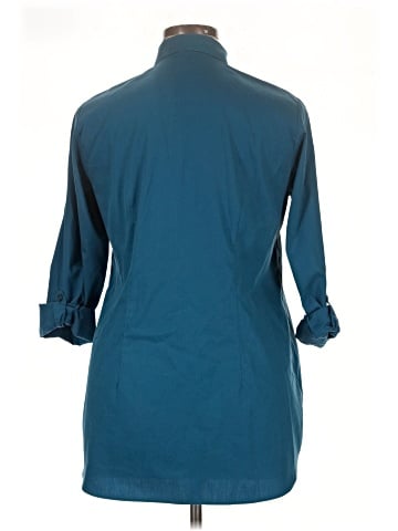 Coldwater Creek 3/4 Sleeve Button-Down Shirt (view 2)