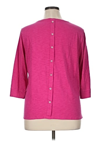 Chico's 3/4 Sleeve T-Shirt (view 2)