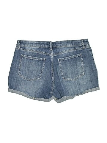 Cosmic Blue Love Denim Shorts (view 2)